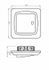 Flush-type wall rocker switches for fixed installation, with indication lamp screwless terminal ETM201PQL