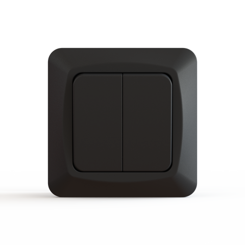 Flush-type wall rocker switches for fixed installation, screwless terminal ETM204PQ