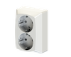 Surface-type Wall Socket Outlet for Fixed Installation ACJN2011PQV5