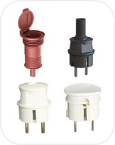 Portable plug and socket