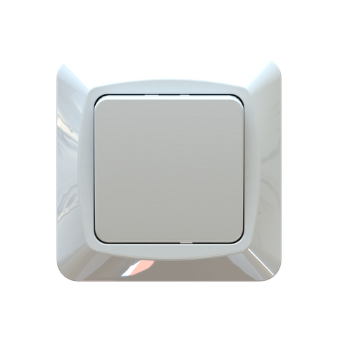 Flush-type wall rocker switches for fixed installation, screwless terminal ETM201PQ